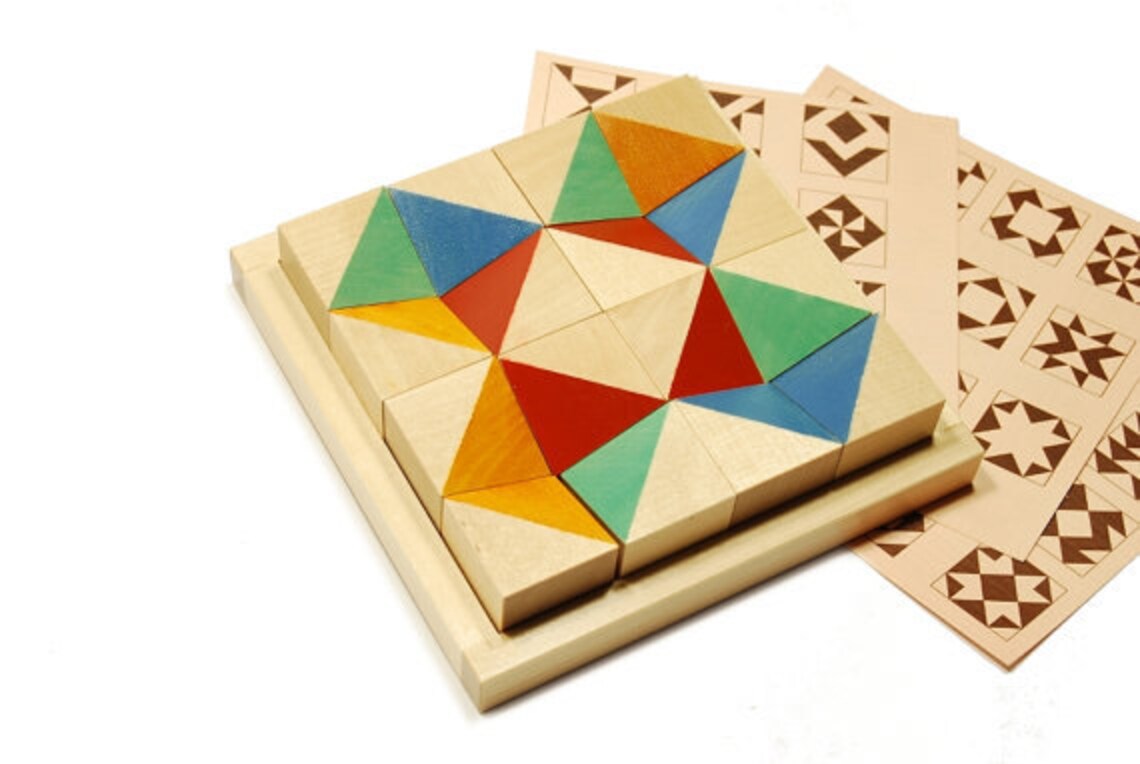 Wooden blocks developing wooden block game Play with Etsy