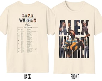 Camiseta vintage de la gira de Alex Warren 2026 / Camiseta juvenil, suéter, sudadera con capucha