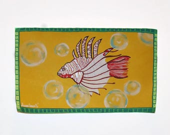 Lionfish Daydream- original piece. Acrylic. Handpainted.