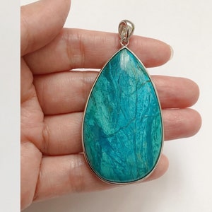 Beautiful Peruvian Opaline 925 Sterling Silver Bezel Pendant Many Choices available One Piece G9317
