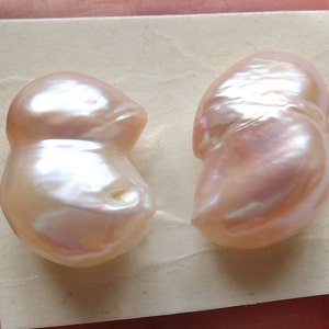 Rare One of  Kind Freshwater Baroque Pearls Undrilled Matched Pairs Many Choices Available P2580