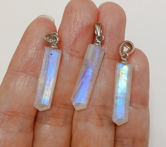 Sterling silver healing crystal cheap necklace