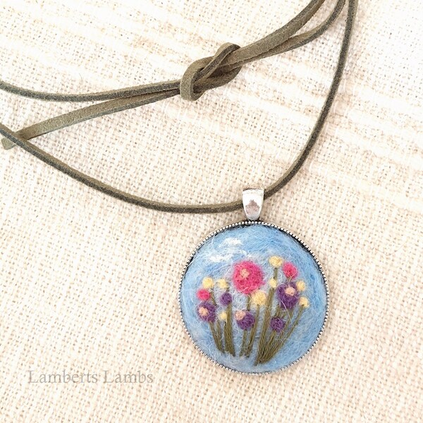 Needle Felted Jewelry Etsy