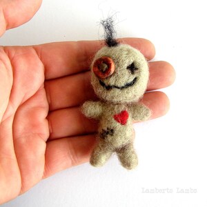 PDF Needle felting tutorial Voodoo Doll, Halloween Felt Pattern Digital Tutorial image 5