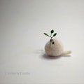 Needle Felted bird, Small felted bird, handmade wool bird, Needle felted dove product logo