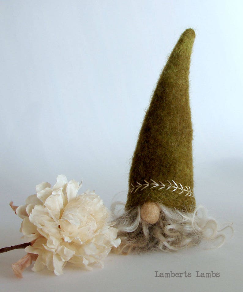 Needle Felted Gnome Needle Felted Scandinavian Gnome Nordic Etsy
