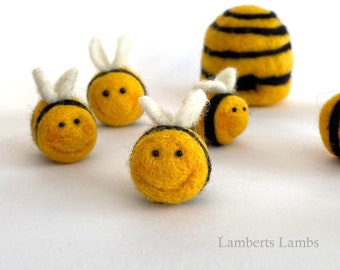 Little needle felted bee