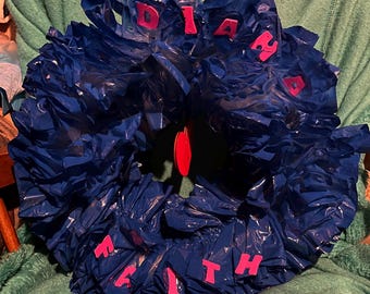 Blue Faith Wreath