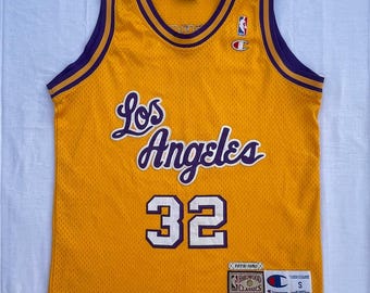 LA Lakers Magic Johnson Jersey Champion Hardwood Classics NBA Los Angeles