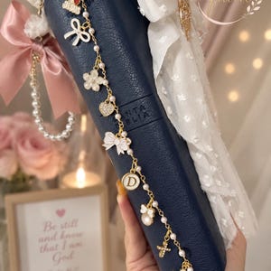 Bible Chain - Faith White Charms