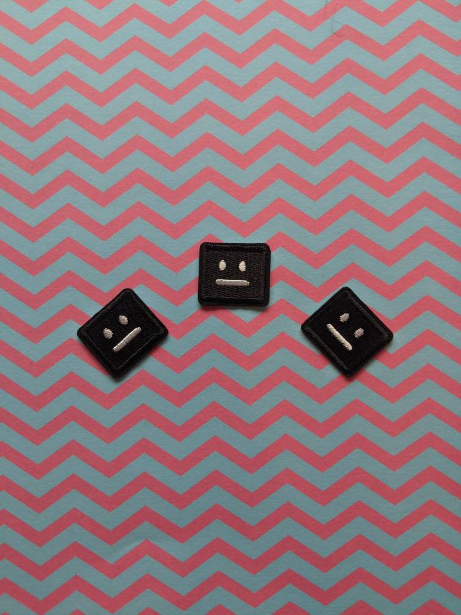 Srsly // Small DIY Serious Face Patch Embroidered Iron Sew on Applique ...