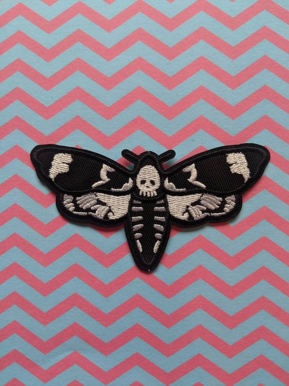 DIY Horror Movie Embroidery Patch Punk Butterfly Iron On Patches