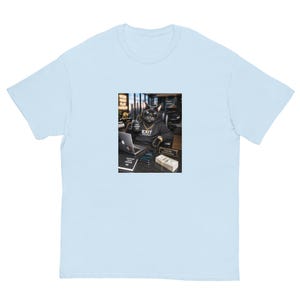 Camiseta Tech Bro Cat / Camiseta Hustle Culture / Ropa urbana para emprendedores / Camiseta con estampado de gato CEO