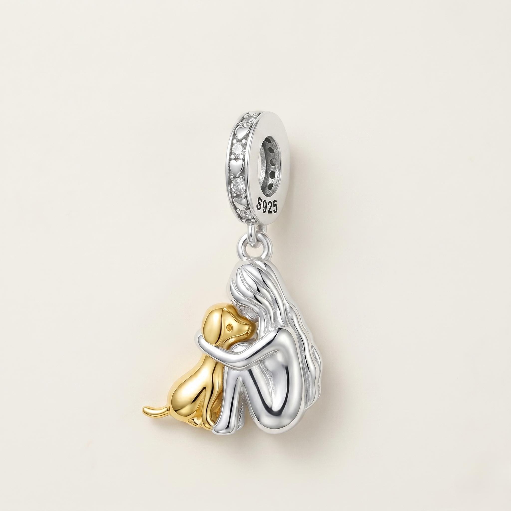 PANDORA 犬型ゴールドチャーム Pandora charms gold french bulldog charm - Etsy 日本