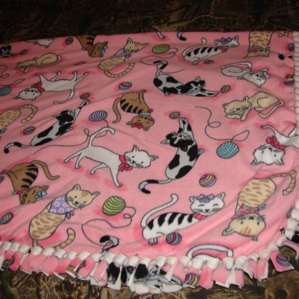 Kitten Blanket Etsy