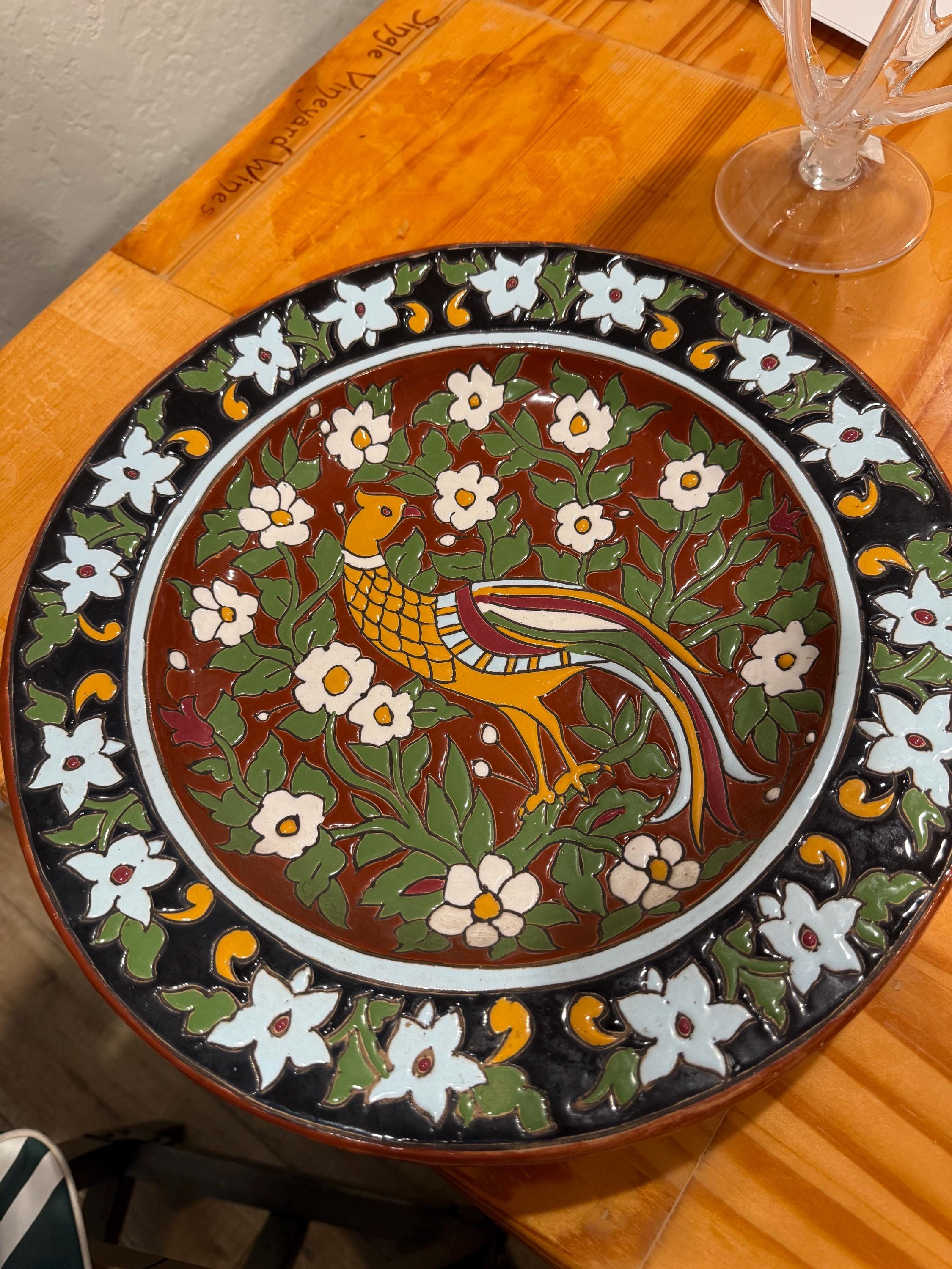 Spanish Bird Plate - Etsy