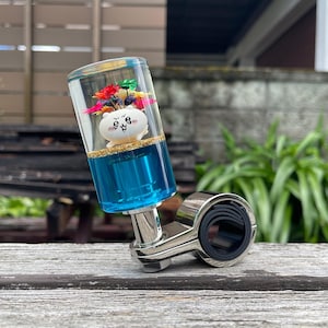 Chiikawa rattknopp - Handgjord retro japansk biltillbehör