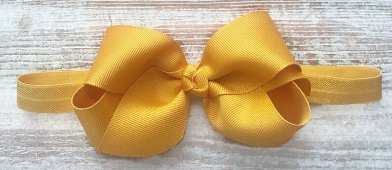 mustard headband baby