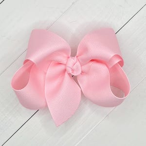 Light Pink Hair Bow, Hair Bows, Back To School Bow, Girls Bow, Baby Bow, Light Pink Hair Clip, Baby Girl Bow Headband, Bows for Girls, Gift