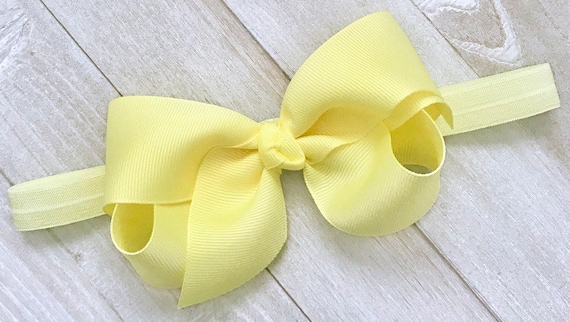 yellow newborn headband