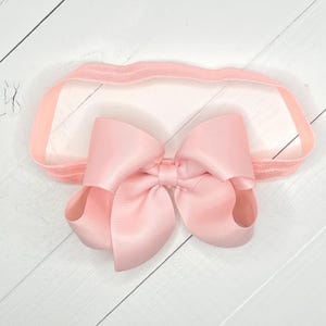 Blush Pink Bow Headband, Baby Headbands, Baby Bow Headband, Baby Girl Headband Bow, Newborn Bow, Pale Pink Baby Bow, Bows for Girls, Gift