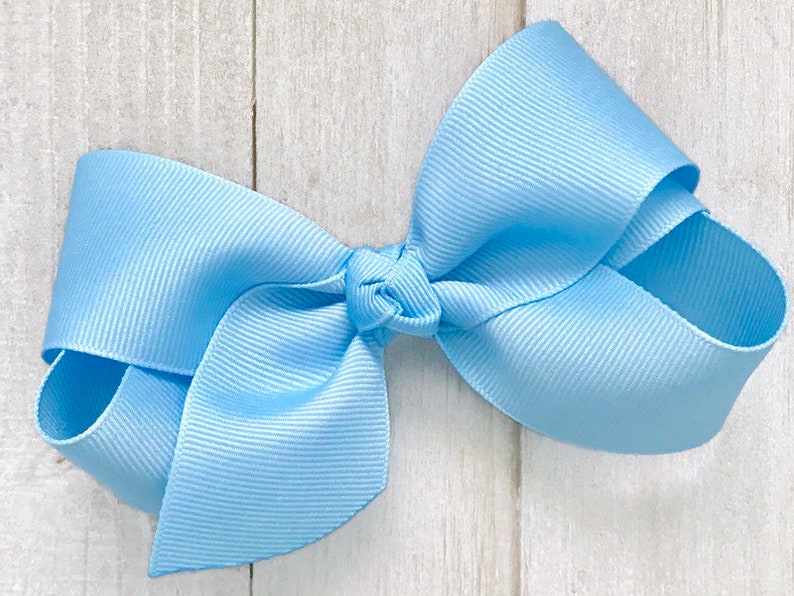 Blue Hair Bow for Kids - wide 2
