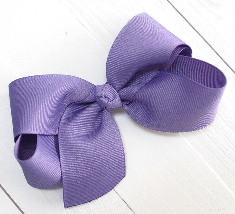 Lilac Purple Hair Bow Hair Bows Bows for Girls Girls Bow Etsy