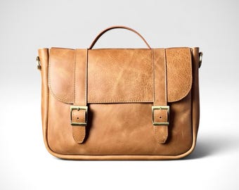 Hakiki deri evrak çantası