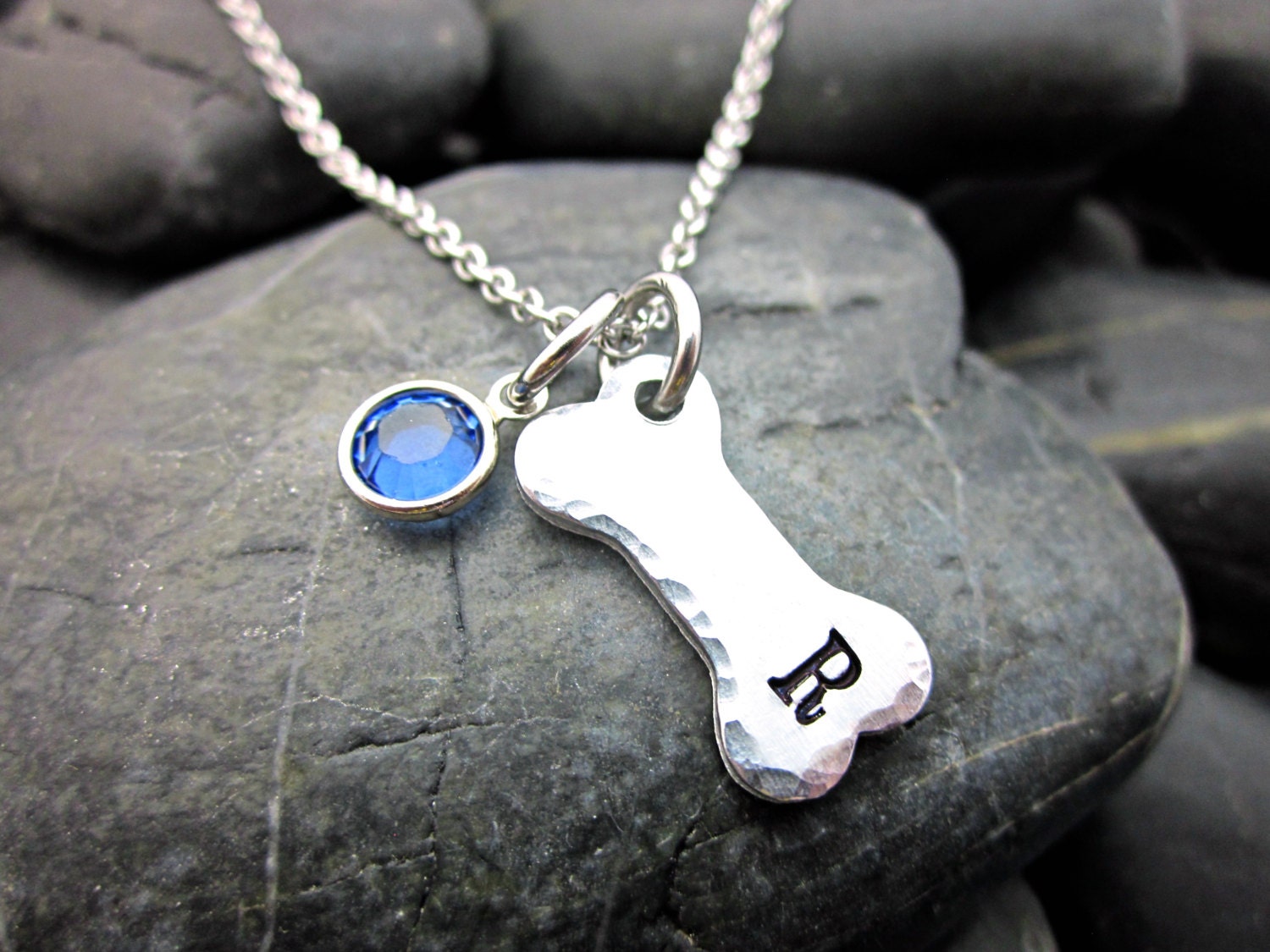 Dog Bone Necklace Dog Mom Pet Lover Dog Lover Rescue Etsy
