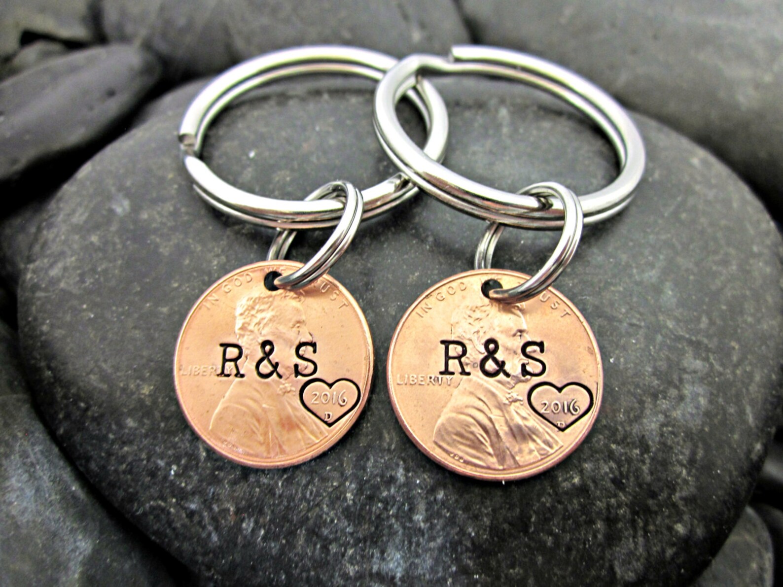 Couples Keychains Keychain Set of 2 Wedding Anniversary Etsy
