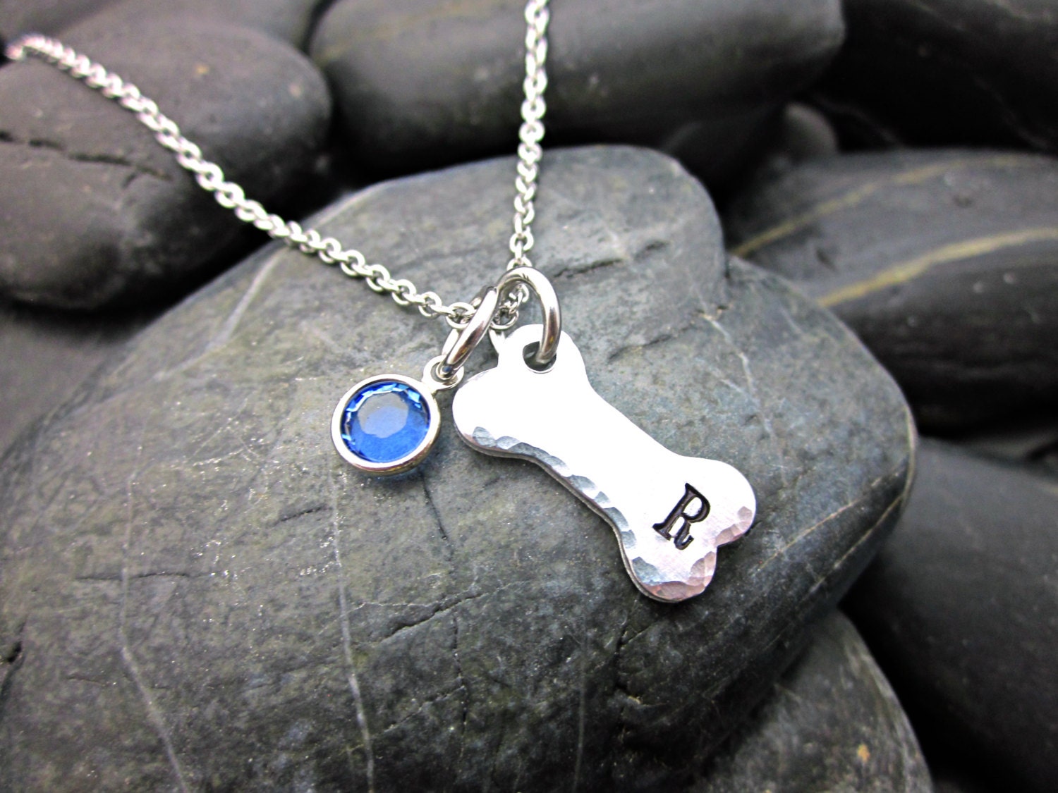 Dog Bone Necklace Dog Mom Pet Lover Dog Lover Rescue Etsy