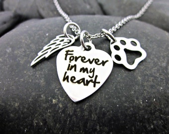 Forever in my Heart - Personlized - Pet Memorial / Remembrance / Loss