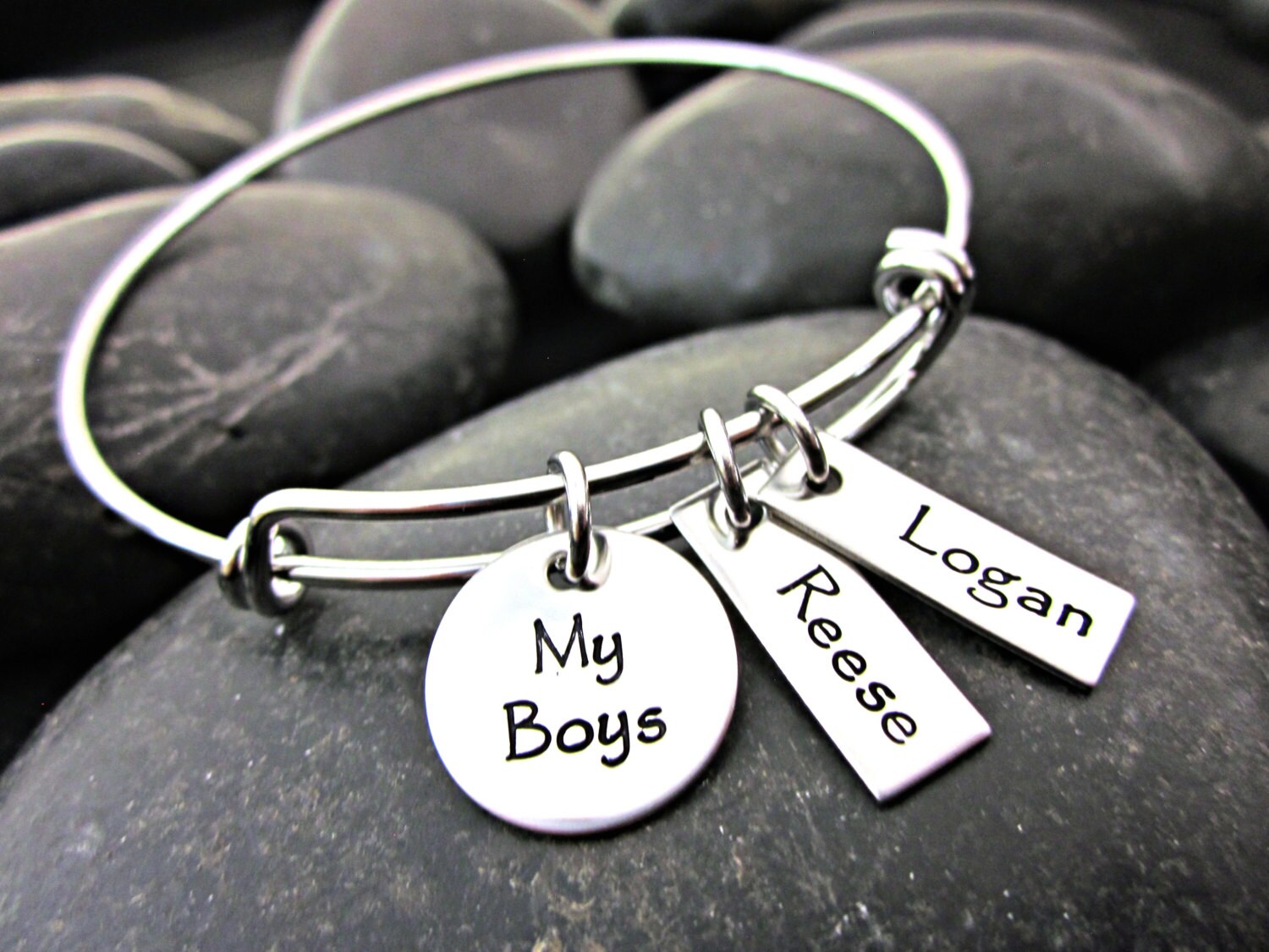 Mother's Bracelet My Boys Boy Mom Mom of Boys Etsy