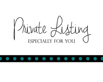 Private Listing for TRICIA