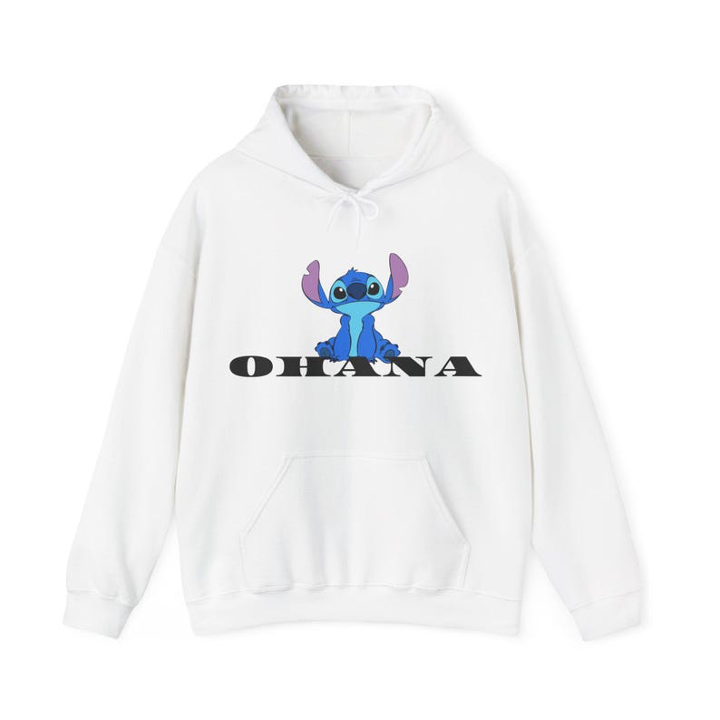 Stitch Ohana Family Hoodie | Disney Stitch OHANA sweatshirt image 4