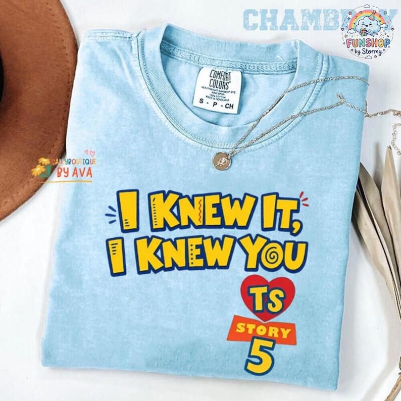 Disneyland Pixar Toy Story 5 I Knew It I Knew You Friendship Shirt, Toy Story 5 Inspired Shirt, I Knew It I Knew You Inspired Tshirt image 1