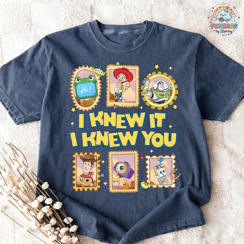 Comfort Colors Toy Story Shirt, I Knew It I Knew You Tee, TS and Toy Story 5 Tee, Woody Buzz Lightyear Shirt, You've Got a Friend Tee image 2