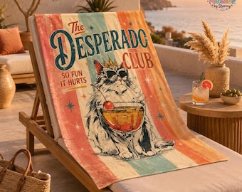 Serviette de plage approuvée The Desperado Club Princess Donut, serviette de plage Carl Mongo Dungeon Crawler, vacances d'été 2026