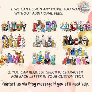 Custom Toy Story Family Matching Comfort Colors Shirt, Disneyland Mom Dad T-shirt, Personalized Gift Disneyland Trip, Disneyland Birthday image 3