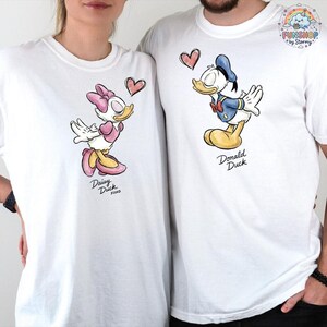 Disneyland Donald and Daisy Couple Matching Shirt, Disneyland Trip T-Shirt, Disneyland Couple Tee, Donald Sweatshirt, Disneyland Matching image 3