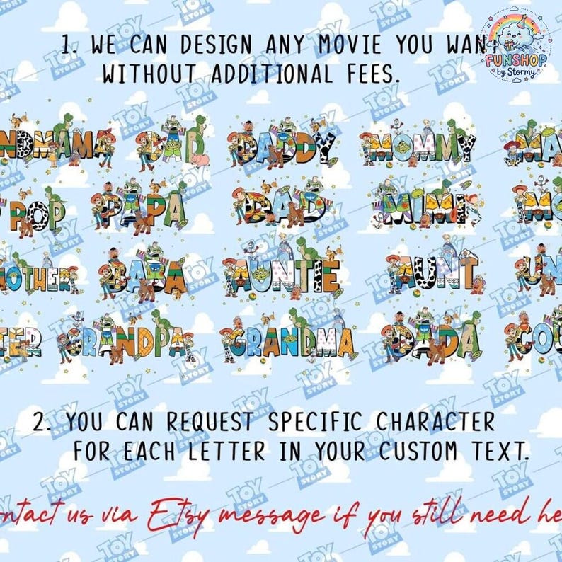 Custom Toy Story Family Matching Comfort Colors Shirt, Disneyland Mom Dad T-shirt, Personalized Gift Disneyland Trip, Disneyland Birthday image 4