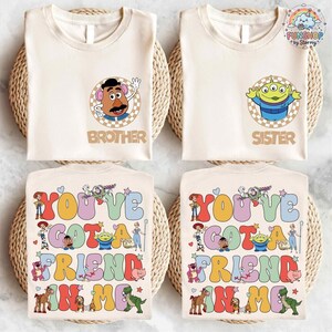 Toy Story Family Matching Shirt, Disneyland Custom Family Trip Shirt, Buzz Lightyear Boy Shirt, Woody Dad T-shirt, Jessie Mom Shirt image 3