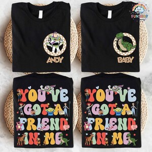 Toy Story Family Matching Shirt, Disneyland Custom Family Trip Shirt, Buzz Lightyear Boy Shirt, Woody Dad T-shirt, Jessie Mom Shirt image 2