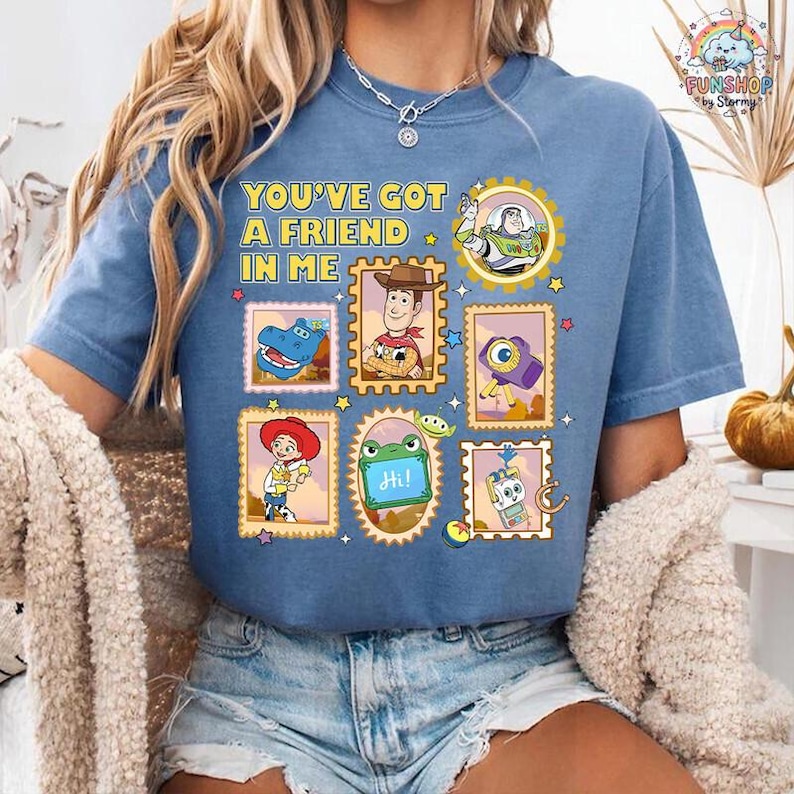 Toy Story 5 Comfort Colors Shirt, I Knew It I Knew You Shirt, TS Toy Story 5 Tee, Comfort Colors You've Got a Friend in Me Shirt immagine 1