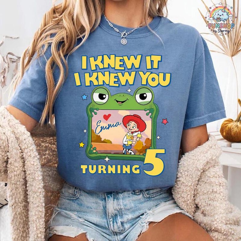 Personalized Toy Story 5 Birthday Shirt, I Knew It I Knew You Tee, Long Live TS Toy Story Shirt, You've Got a Friend in Me, Disneyland bild 1
