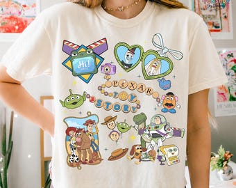 Comfort Colors I Knew It I Knew You Shirt, Disneyland Pixar TS Toy Story 5 Shirt, Toy Story Woody Buzz Lightyear Tee, Toy Story 5 Shirt