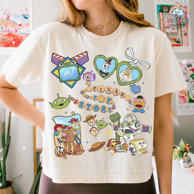 Comfort Colors I Knew It I Knew You Shirt, Disneyland Pixar TS Toy Story 5 Shirt, Toy Story Woody Buzz Lightyear Tee, Toy Story 5 Shirt image 1