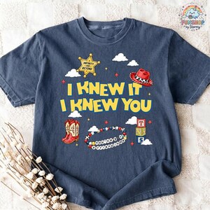 Camiseta Disneyland Pixar Toy Story 5 "Lo sabía, te conocía", camiseta TS y Toy Story 5, camiseta de cumpleaños de Toy Story 5, Toy Story cumple 5 años imagen 3