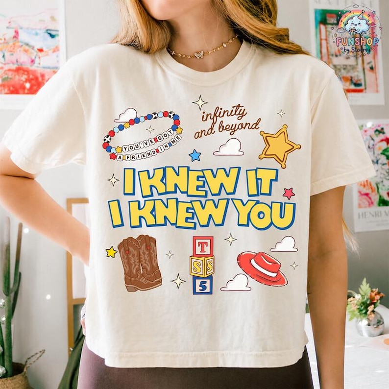 Camiseta retro "Lo sabía, sabía que cumplías 5 años", camiseta de Toy Story 5, camiseta de cumpleaños de Toy Story 5 de Disneyland, camiseta de cumpleaños de Toy Story imagen 1