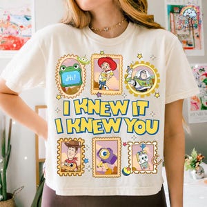 Comfort Colors Toy Story Shirt, I Knew It I Knew You Tee, TS and Toy Story 5 Tee, Woody Buzz Lightyear Shirt, You've Got a Friend Tee image 1